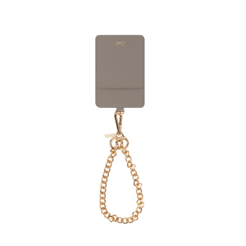 Uniq Coehl Caryne 3-IN-1 Universal Lanyard And Hand Strap With ID Card Holder - Pebble