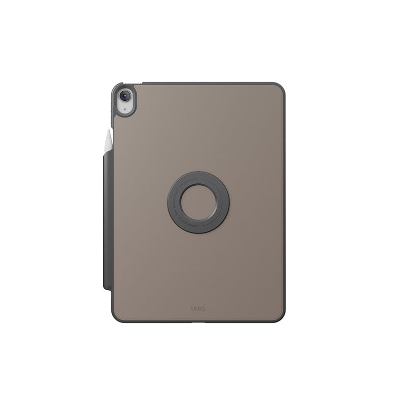 Uniq Rovus Snapmount Magnetic 360 Rotating Detachable Case For iPad (A16/10th Gen) - Flint Grey