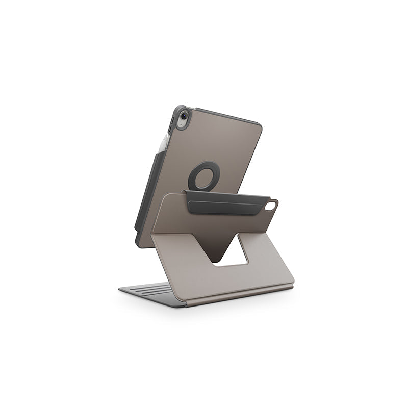 Uniq Rovus Snapmount Magnetic 360 Rotating Detachable Case For iPad Air 11 (M2-M3) -Flint Grey
