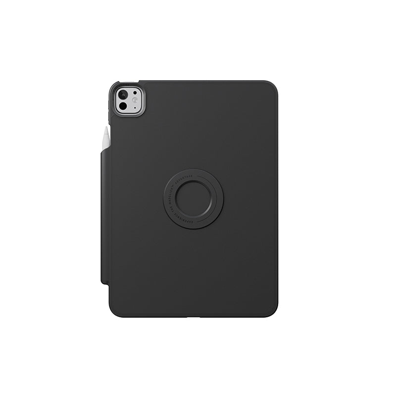 Uniq Rovus Snapmount Magnetic 360 Rotating Detachable Case For iPad Pro 11 (M4) - Dallas Black