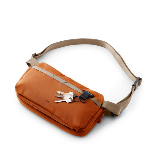 Uniq Denver Canvas Crossbody Bag 5L Orange