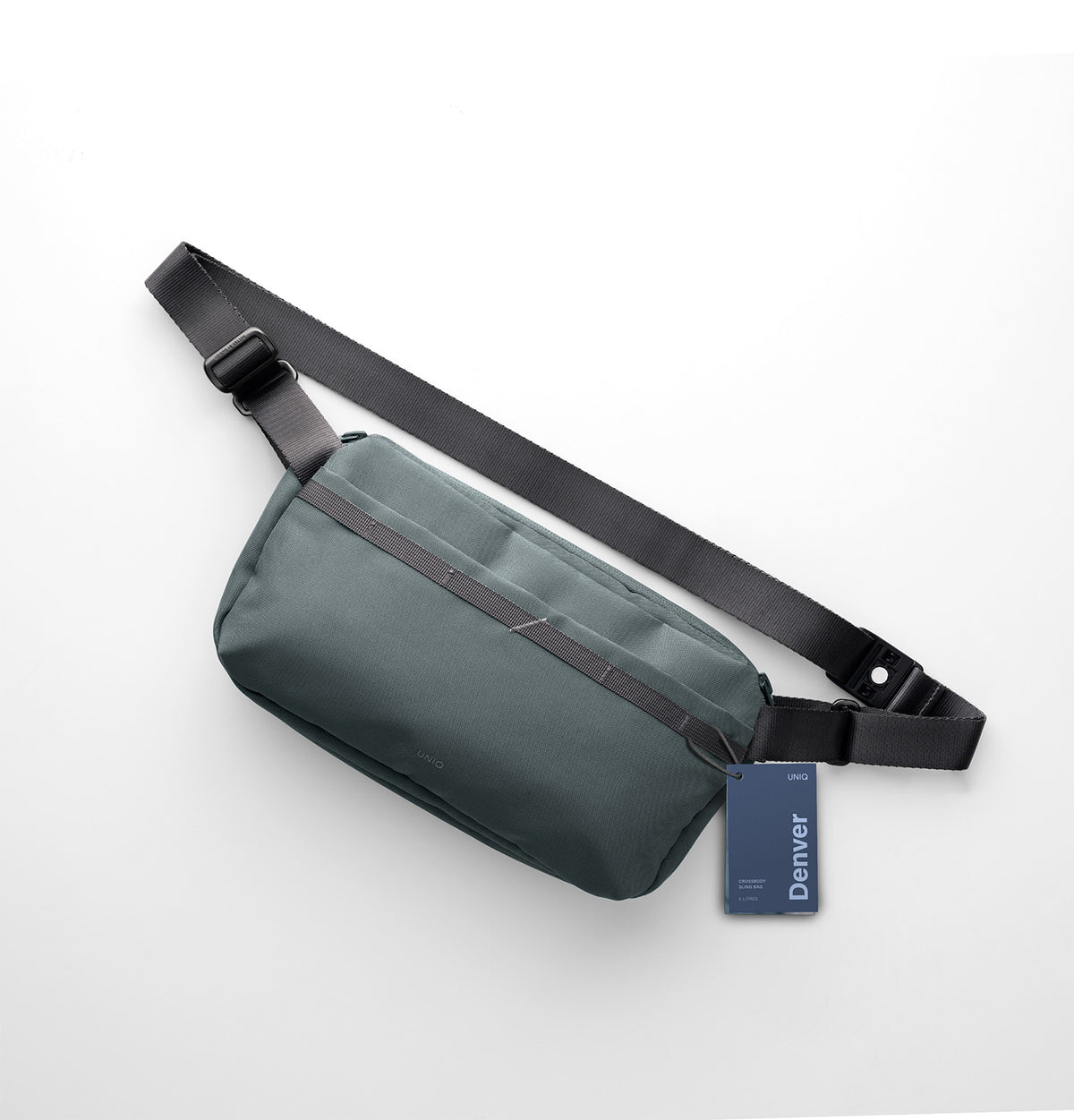 Uniq Denver Canvas Crossbody Bag 5L Blue