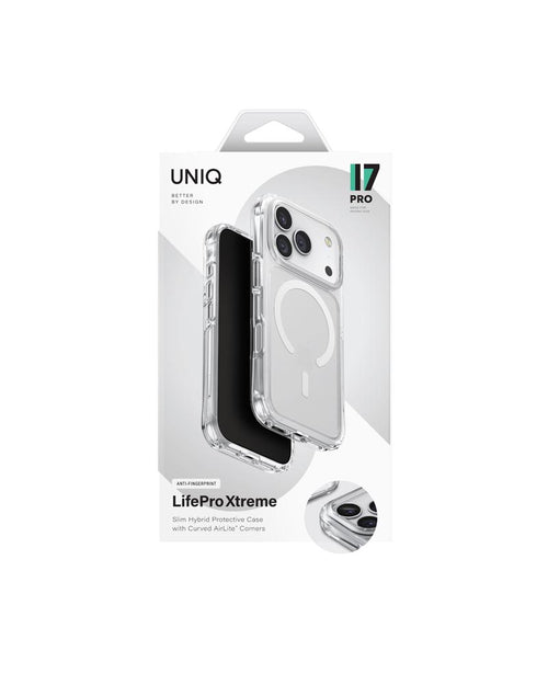 Uniq Hybrid iPhone 17 Pro (2025) 6.3 Magclick Charging Lifepro Xtreme (AF) - Frost Clear