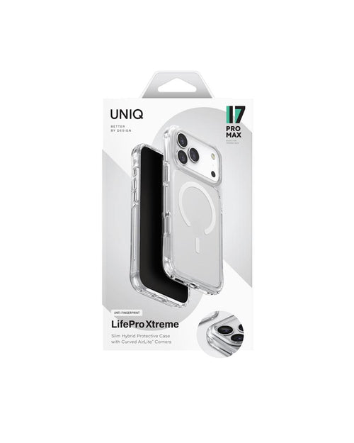Uniq Hybrid iPhone 17 Pro Max (2025) 6.9 Magclick Charging Lifepro Xtreme (AF) - Frost Clear