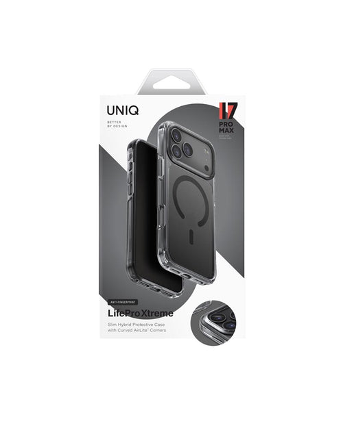 Uniq Hybrid iPhone 17 Pro Max (2025) 6.9 Magclick Charging Lifepro Xtreme (AF) - Frost Smoke