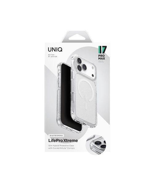 Uniq Hybrid iPhone 17 Pro Max (2025) 6.9 Magclick Charging  Lifepro Xtreme  -  Tinsel  Lucent