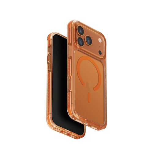 Uniq Hybrid iPhone 17 Pro Max (2025) 6.9 Magclick Charging Combat - Volt Orange