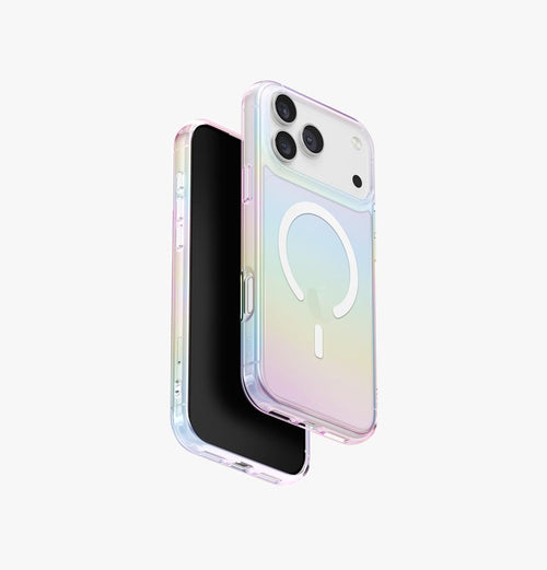 Uniq Hybrid iPhone 17 Pro Max (2025) 6.9 Magclick Charging Iridescia - Holo Quartz