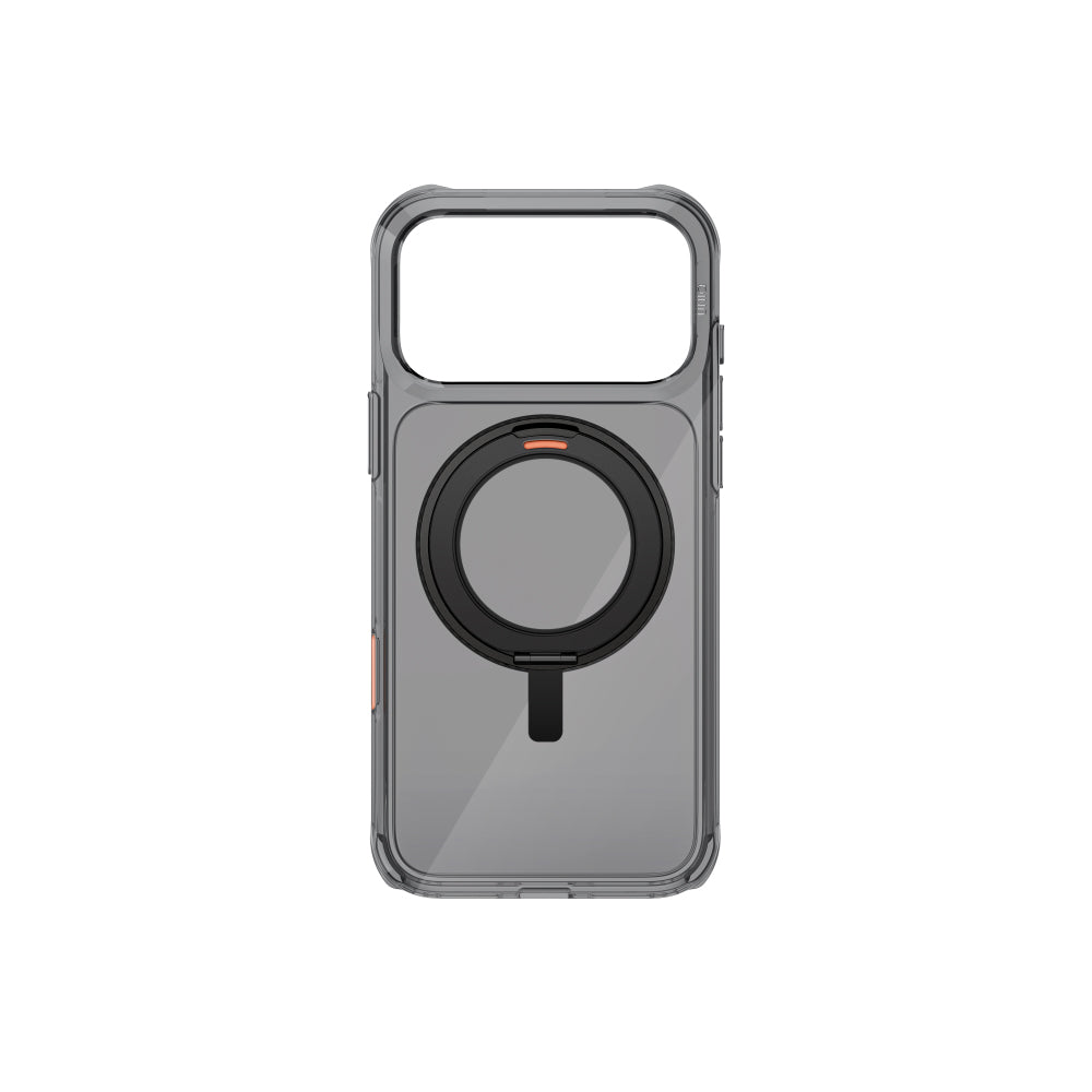Uniq Hybrid iPhone 17 Pro Max (2025) 6.9  Swivix With 360 Rotating Kickstand - Carbon Black