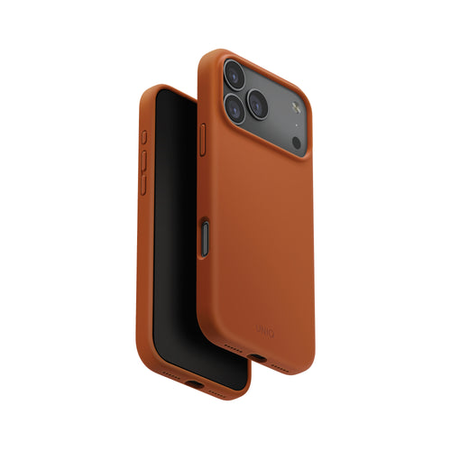 Uniq Hybrid iPhone 17 Pro Max (2025) 6.9 Magclick Charging Lino - Sunset Orange