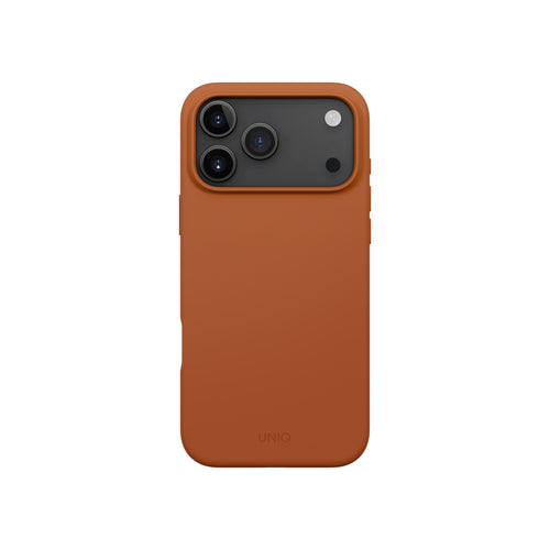 Uniq Hybrid iPhone 17 Pro Max (2025) 6.9 Magclick Charging Lino - Sunset Orange