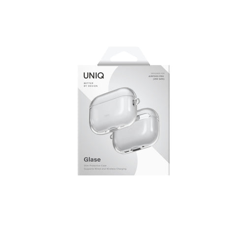 Uniq Glase Airpods Pro 3rd Gen Hang Case - Glossy Clear