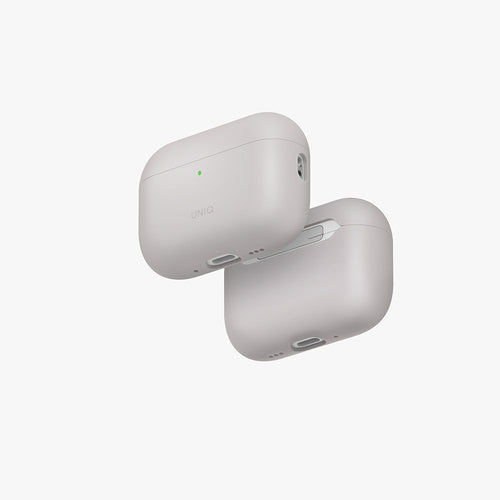 Uniq Lino Hybrid Airpods Pro 3rd Gen Liquid Silicon Case - Charcoal Grey