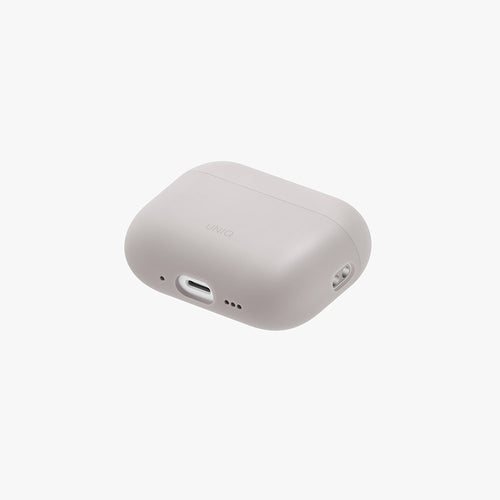 Uniq Lino Hybrid Airpods Pro 3rd Gen Liquid Silicon Case - Charcoal Grey