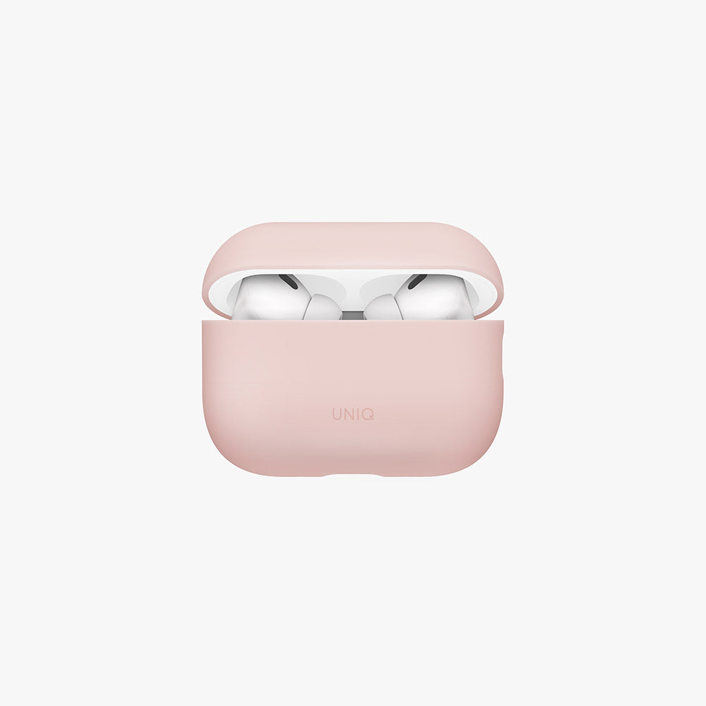 Uniq Lino Hybrid Airpods Pro 3rd Gen Liquid Silicon Case - Blush Pink