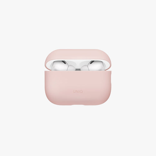 Uniq Lino Hybrid Airpods Pro 3rd Gen Liquid Silicon Case - Blush Pink