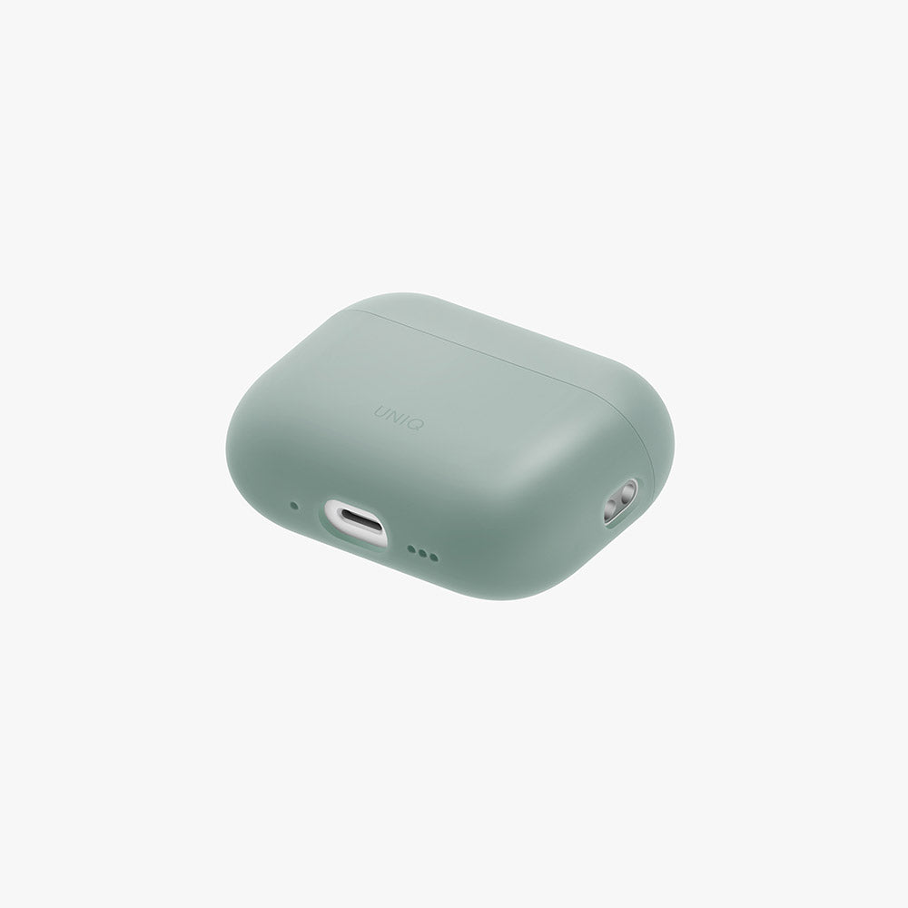 Uniq Lino Hybrid Airpods Pro 3rd Gen  Liquid Silicon Case - Iceplant Green
