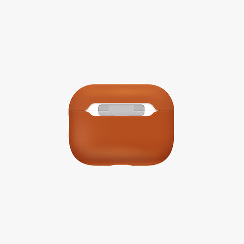 Uniq Lino Hybrid Airpods Pro 3rd Gen Liquid Silicon Case - Sunset Orange
