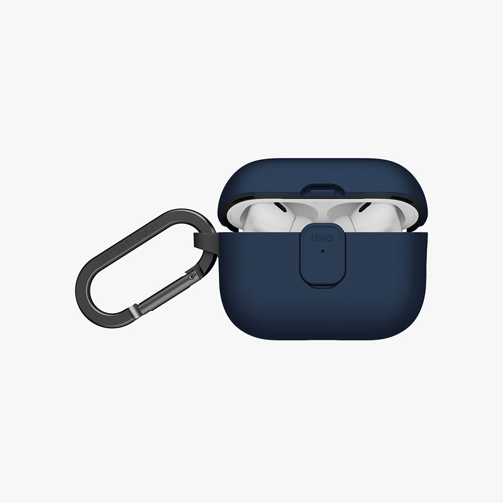 Uniq Clyde Airpods Pro 3rd Gen Lock Case - Royal Blue/Flint Grey