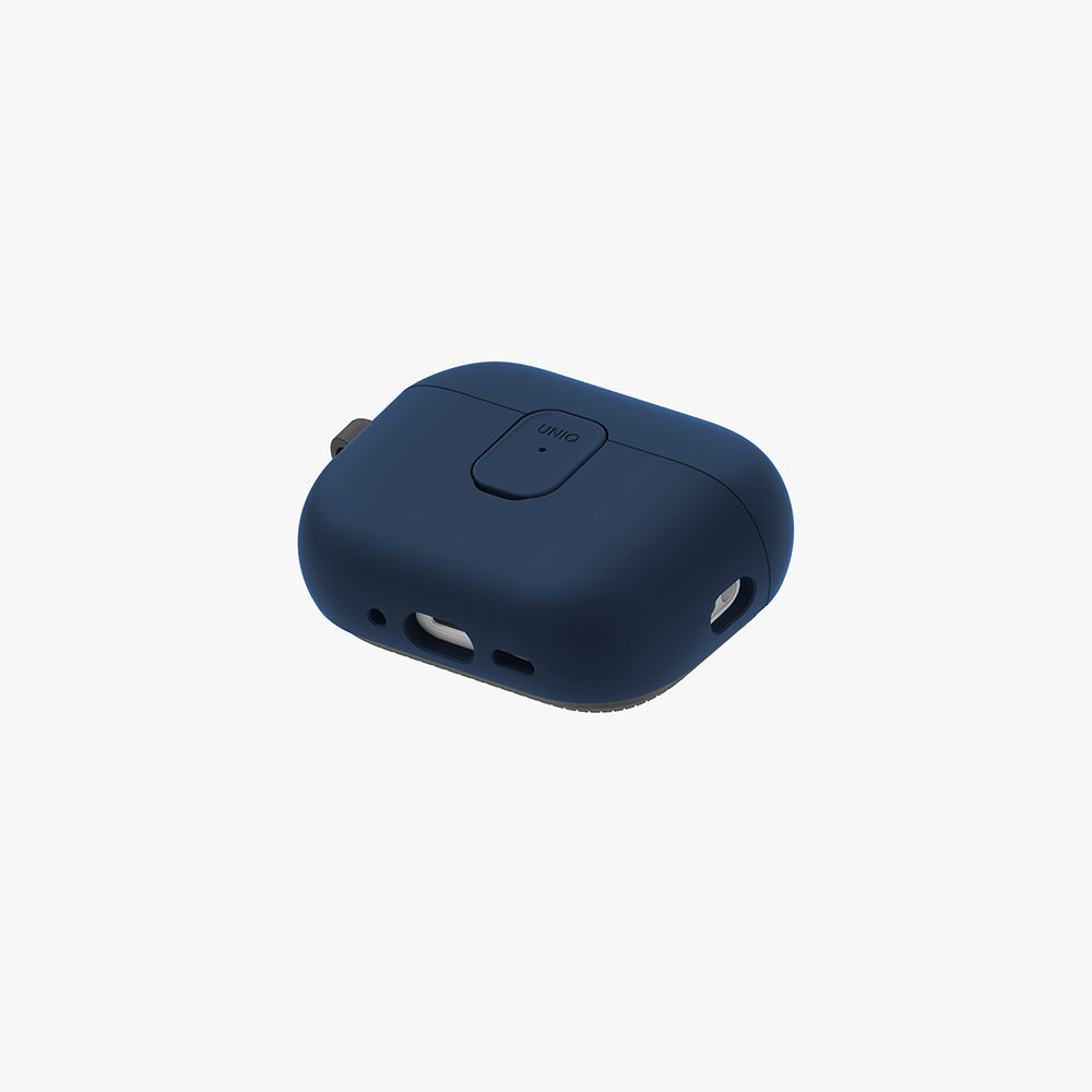 Uniq Clyde Airpods Pro 3rd Gen Lock Case - Royal Blue/Flint Grey