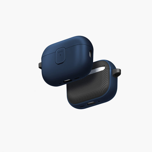 Uniq Clyde Airpods Pro 3rd Gen Lock Case - Royal Blue/Flint Grey