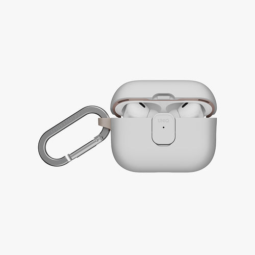 Uniq Clyde Airpods Pro 3rd Gen Lock Case - Mist Grey/ Khaki