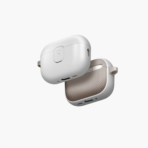 Uniq Clyde Airpods Pro 3rd Gen Lock Case - Mist Grey/ Khaki