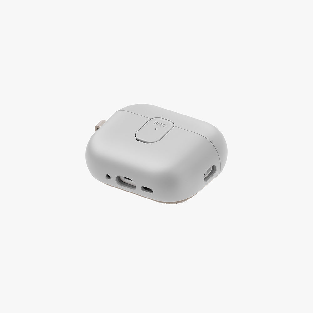 Uniq Clyde Airpods Pro 3rd Gen Lock Case - Mist Grey/ Khaki