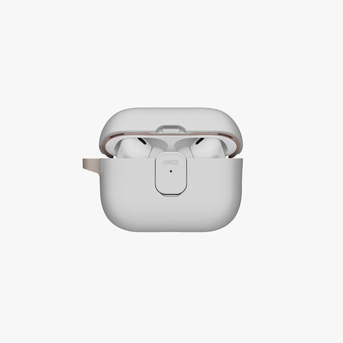 Uniq Clyde Airpods Pro 3rd Gen Lock Case - Mist Grey/ Khaki