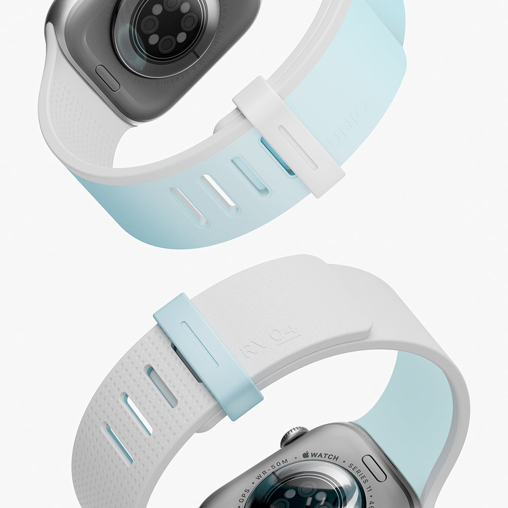 Uniq Revix IV 42/41/40mm Soft Cloud/White Reversible Magnetic Apple Watch Strap