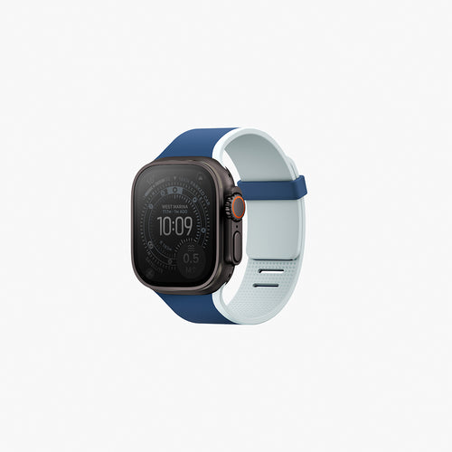 Uniq Revix IV 49/46/45/44mm Marine Blue/Pale Aqua Reversible Magnetic Apple Watch Strap