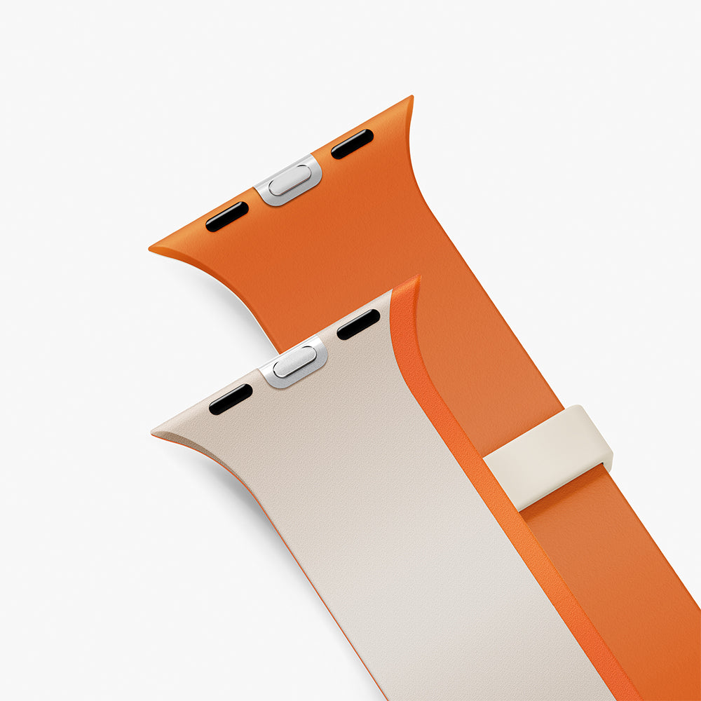 Uniq Revix IV 49/46/45/44 Clay/Volt Orange Reversible Magnetic Apple Watch Strap