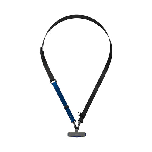 Uniq Vista Flex 2-in-1 Lanyard and Hand Strap - Black / Deep Blue