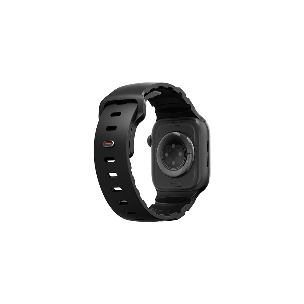 Uniq Alton Silicon Apple Watch Strap 42/41/40MM - Midnight Black