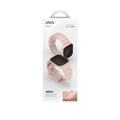 Uniq Alton Silicon Apple Watch Strap 42/41/40MM - Blush Pink