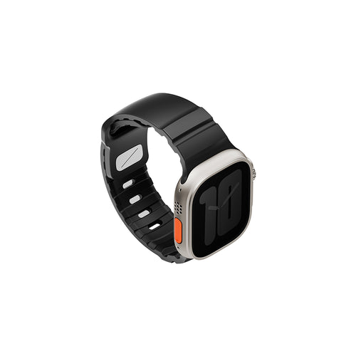 Uniq Alton Silicon Apple Watch Strap 49/46/45/44MM - Midnight Black
