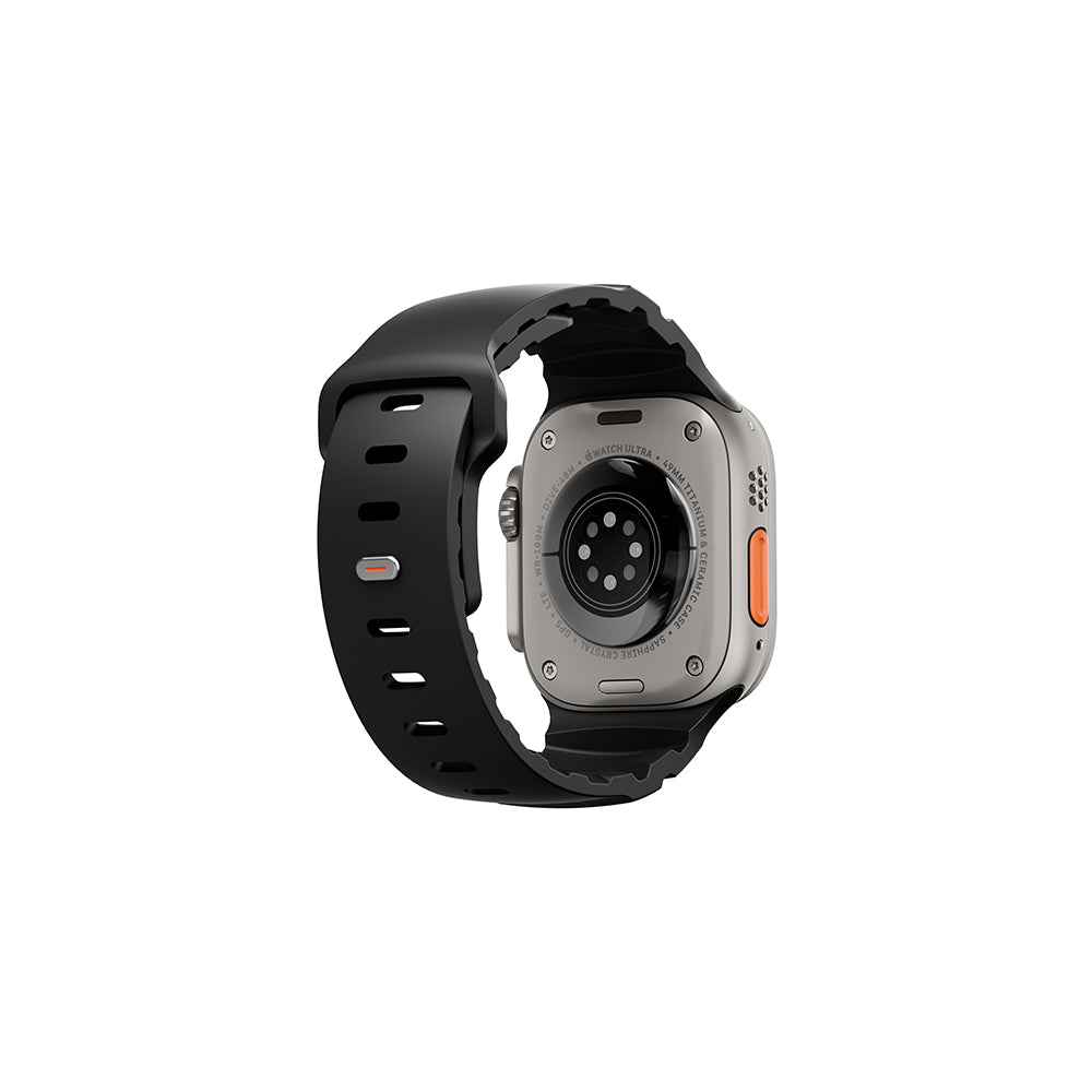 Uniq Alton Silicon Apple Watch Strap 49/46/45/44MM - Midnight Black