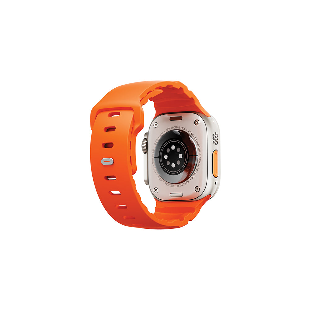 Uniq Alton Silicon Apple Watch Strap 49/46/45/44MM - Flame Orange