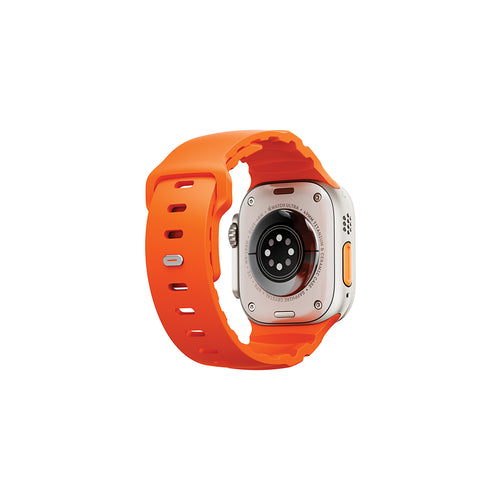 Uniq Alton Silicon Apple Watch Strap 49/46/45/44MM - Flame Orange
