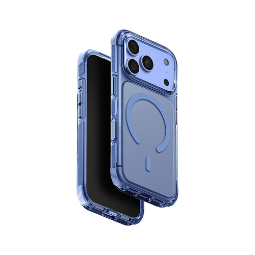 Uniq Hybrid iPhone 18 Pro Max (2026) 6.9 Magclick Charging Combat - Polar Blue