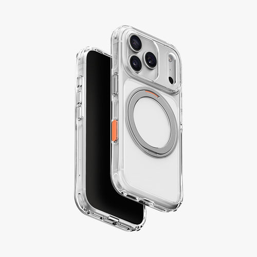 Uniq Hybrid iPhone 18 Pro Max (2026) 6.9 Swivix with 360 Rotating Kickstand - Lucent Clear