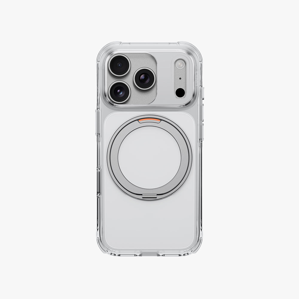 Uniq Hybrid iPhone 18 Pro Max (2026) 6.9 Swivix with 360 Rotating Kickstand - Lucent Clear