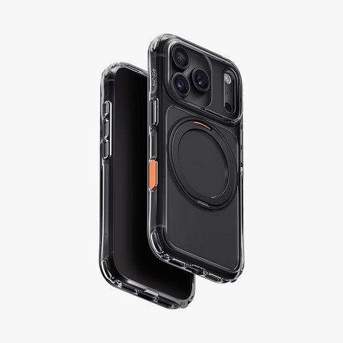 Uniq Hybrid iPhone 18 Pro Max (2026) 6.9 Swivix with 360 Rotating Kickstand - Carbon Black