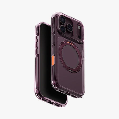 Uniq Hybrid iPhone 18 Pro Max (2026) 6.9 Swivix with 360 Rotating Kickstand - Deep Burgundy