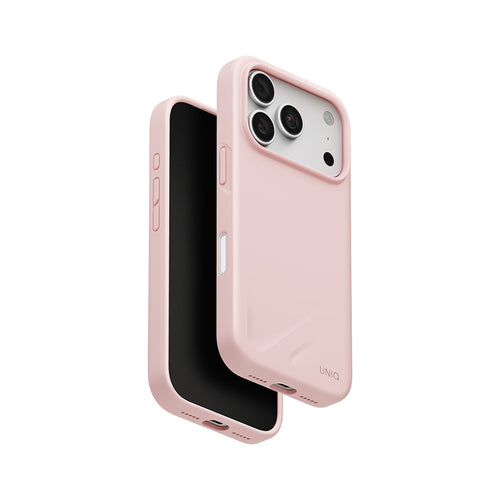 Uniq Hybrid iPhone 18 Pro Max (2026) 6.9 Magclick Charging Lino - Pale Rose