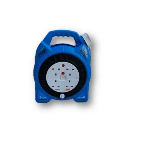 Morries MS2003CR 6M Cable Reel (Blue)