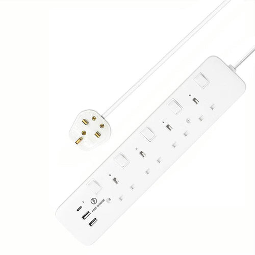 Morries MS4W2U1C/3M 4Way 3M Extension(2 USB + 1 Type-C)