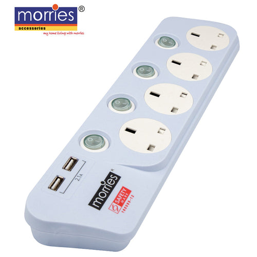 Morries MS3344N4-2M/USB-B 4Way 2M 2 USB Port Extension