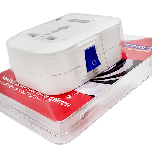 Morries MS088W Travle Adapter With On/Off Switch