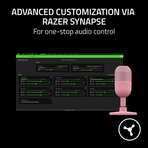 Razer Seiren V3 Mini Ultra-Compact USB Mic Quartz Edition